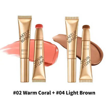🎁LAST DAY BUY 1 GET 1 FREE 💖Blush Wand & Contour Wand Duo