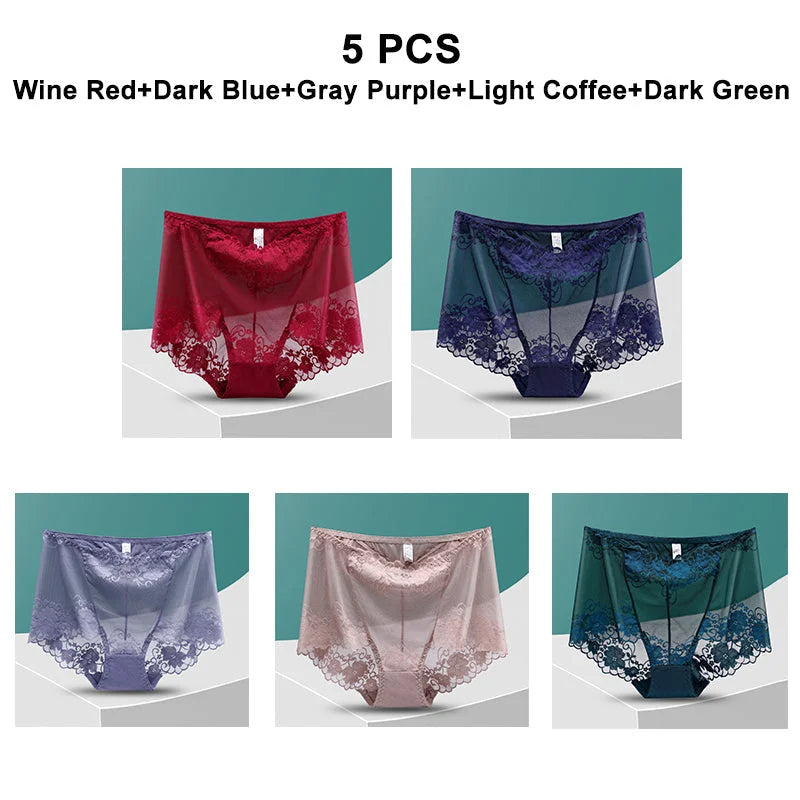 LADIES SILK LACE HANDMADE PANTIES