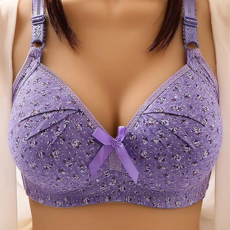 2025 NEW PLUS SIZE BRA WOMEN UNDERWEAR WIRE FREE COMFORT SOFT THIN BREATHABLE