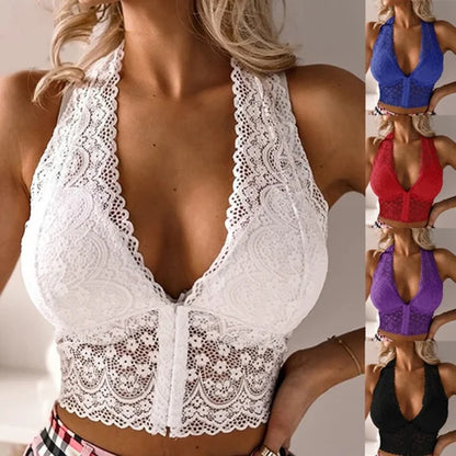 Lace Top Plus Size TANK TOP T-SHIRT