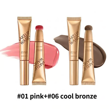 LAST DAY BUY 1 GET 1 FREE Blush Wand & Contour Wand Duo