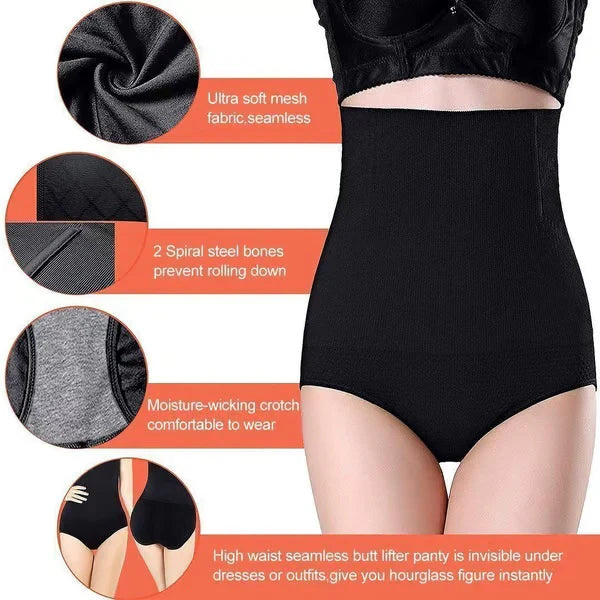 【🔥Last Day BUY 1 GET 1 FREE 🔥】High Waist Tummy Control Shapewear Panties