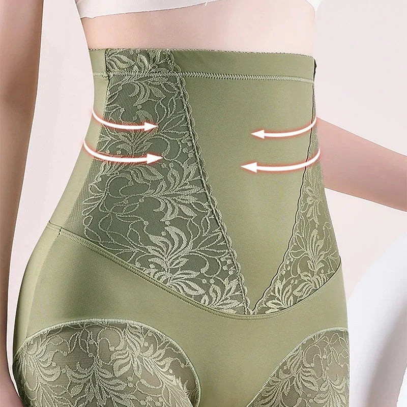WOMENS BUTT LIFTING TUMMY CONTROL HIGH WAIST PANTIES